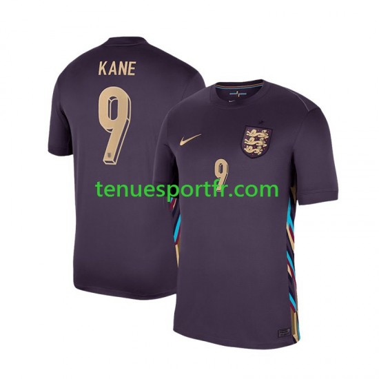 Homme Maillot Extérieur Angleterre Harry Kane 9 Euro 2024 à Manches Courtes