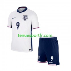 Kit Enfant Maillot Domicile Angleterre Harry Kane 9 Euro 2024 à Manches Courtes