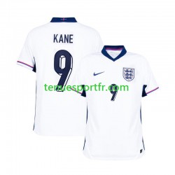 Homme Maillot Domicile Angleterre Harry Kane 9 Euro 2024 Blanc à Manches Courtes
