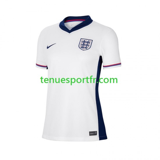 Femme Maillot Domicile Angleterre Euro 2024 à Manches Courtes