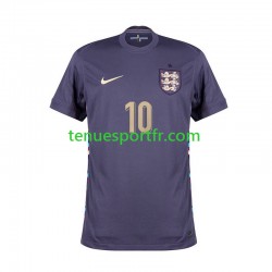 Homme Maillot Extérieur Angleterre Jude Bellingham 10 Euro 2024 à Manches Courtes