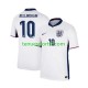 Homme Maillot Domicile Angleterre Jude Bellingham 10 Euro 2024 Blanc à Manches Courtes