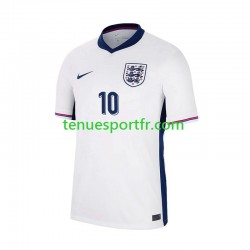 Homme Maillot Domicile Angleterre Jude Bellingham 10 Euro 2024 Blanc à Manches Courtes