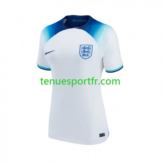 Femme Maillot Domicile Angleterre World Cup 2022 à Manches Courtes