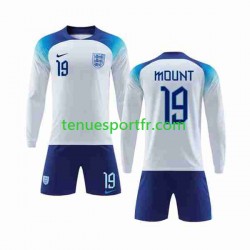 Kit Enfant Maillot Domicile Angleterre Mount 19 World Cup 2022 à Manches Longues