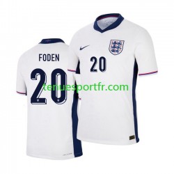Homme Maillot Domicile Angleterre Phil Foden 20 Euro 2024 à Manches Courtes