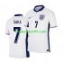 Homme Maillot Domicile Angleterre Saka 7 Euro 2024 Blanc à Manches Courtes