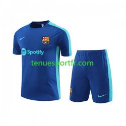 FC Barcelone Kit Maillot d'entraînement + Shorts 2023-2024 Bleu