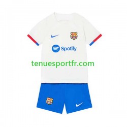 Kit Enfant Maillot Extérieur FC Barcelone 2023-2024 à Manches Courtes