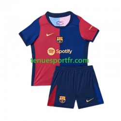 Kit Enfant Maillot Domicile FC Barcelone 2024-2025 à Manches Courtes