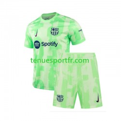 Kit Enfant Maillot Troisième FC Barcelone 2024-2025 à Manches Courtes