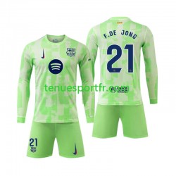 Kit Enfant Maillot Troisième FC Barcelone F DE JONG 21 2024-2025 à Manches Longues