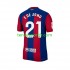 Homme Maillot Domicile FC Barcelone Frenkie de Jong 21 2023-2024 à Manches Courtes