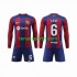 Kit Enfant Maillot Domicile FC Barcelone GAVI 6 2023-2024 à Manches Longues