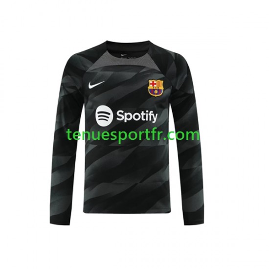 Homme Maillot Extérieur FC Barcelone Gardien 2023-2024 à Manches Longues