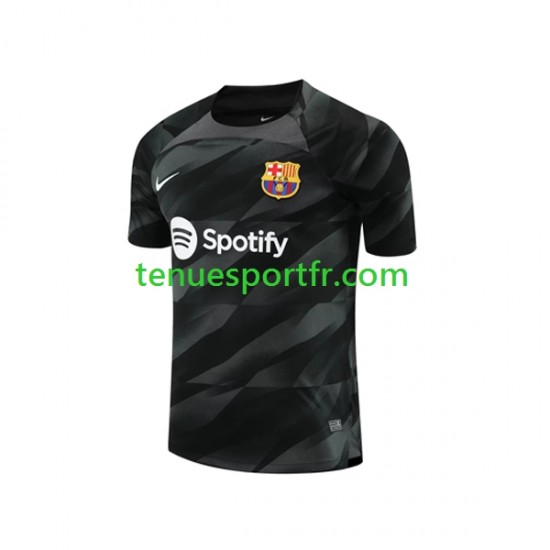 Homme Maillot Extérieur FC Barcelone Gardien 2023-2024 à Manches Courtes