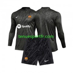 Kit Enfant Maillot Troisième FC Barcelone Gardien 2024-2025 à Manches Longues