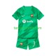 Kit Enfant Maillot Domicile FC Barcelone Gardien Ter Stegen 1 2023-2024 à Manches Courtes