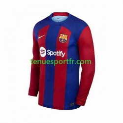 Homme Maillot Domicile FC Barcelone 2023-2024 à Manches Longues