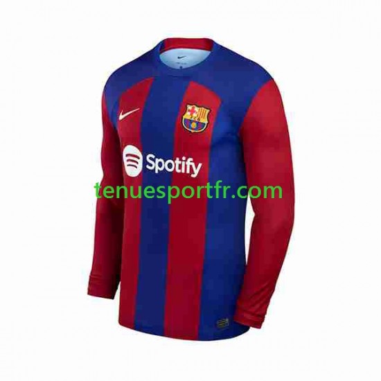 Homme Maillot Domicile FC Barcelone 2023-2024 à Manches Longues