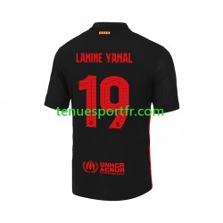 Homme Maillot Extérieur FC Barcelone LAMINE YAMAL 19 UCL Font 2024-2025 à Manches Courtes