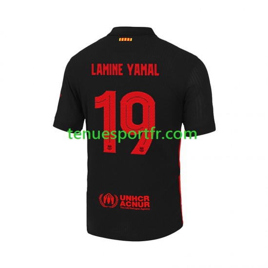 Homme Maillot Extérieur FC Barcelone LAMINE YAMAL 19 UCL Font 2024-2025 à Manches Courtes