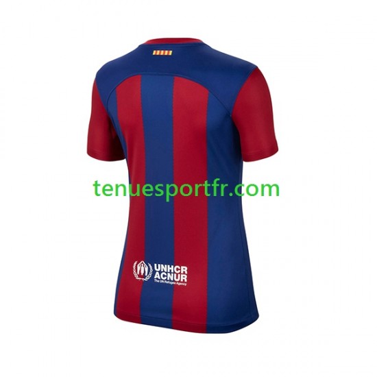 Femme Maillot Domicile FC Barcelone 2023-2024 à Manches Courtes