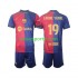 Kit Enfant Maillot Domicile FC Barcelone UCL Font Lamine Yamal 19 2024-2025 à Manches Courtes