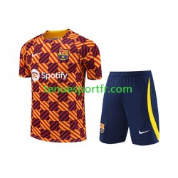 FC Barcelone Kit Maillot d'entraînement + Shorts 2023-2024 Jaune