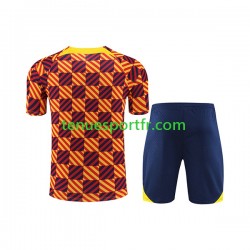 FC Barcelone Kit Maillot d'entraînement + Shorts 2023-2024 Jaune