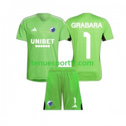 Kit Enfant Maillot Quatrième FC Copenhague Gardien GRABARA 1 2023-2024 à Manches Courtes
