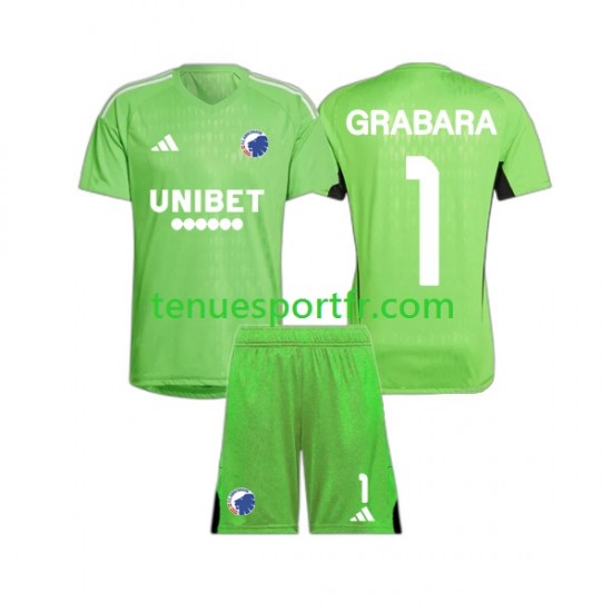 Kit Enfant Maillot Quatrième FC Copenhague Gardien GRABARA 1 2023-2024 à Manches Courtes