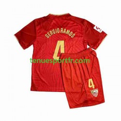 Kit Enfant Maillot Extérieur Séville FC Sergio Ramos 4 2023-2024 à Manches Courtes