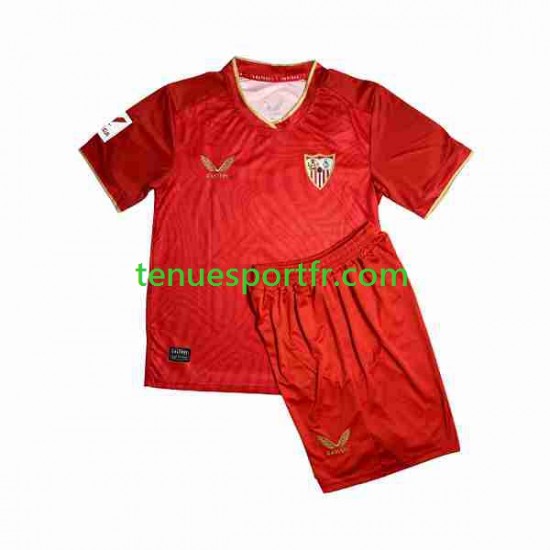 Kit Enfant Maillot Extérieur Séville FC Sergio Ramos 4 2023-2024 à Manches Courtes