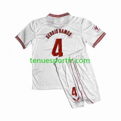 Kit Enfant Maillot Domicile Séville FC Sergio Ramos 4 2023-2024 à Manches Courtes