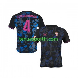 Homme Maillot Troisième Séville FC Sergio Ramos 4 2023-2024 à Manches Courtes