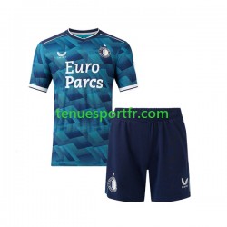 Kit Enfant Maillot Extérieur Feyenoord Rotterdam 2023-2024 à Manches Courtes