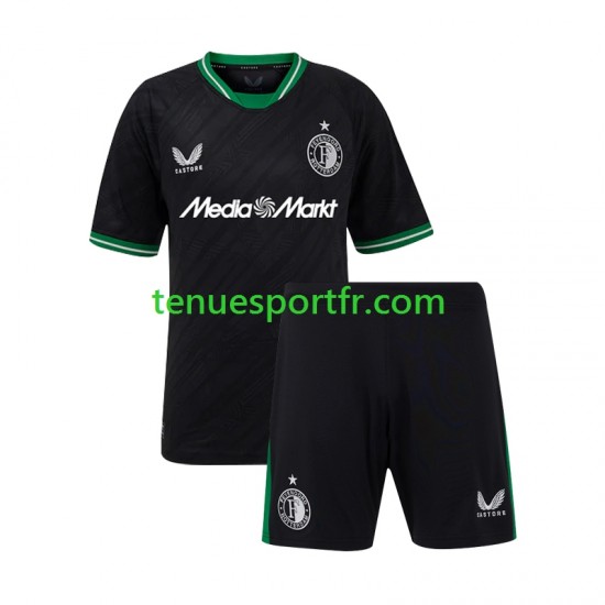 Kit Enfant Maillot Extérieur Feyenoord Rotterdam 2024-2025 à Manches Courtes