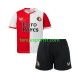 Kit Enfant Maillot Domicile Feyenoord Rotterdam 2023-2024 à Manches Courtes