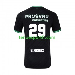 Homme Maillot Extérieur Feyenoord Rotterdam Santiago Gimenez 29 2024-2025 à Manches Courtes