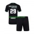 Kit Enfant Maillot Extérieur Feyenoord Rotterdam Santiago Gimenez 29 2024-2025 à Manches Courtes