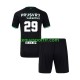 Kit Enfant Maillot Extérieur Feyenoord Rotterdam Santiago Gimenez 29 2024-2025 à Manches Courtes