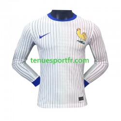 Homme Maillot Extérieur France Euro 2024 à Manches Longues