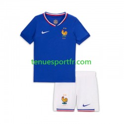 Kit Enfant Maillot Domicile France Bradley Barcola 20 2024 à Manches Courtes