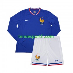 Kit Enfant Maillot Domicile France Euro 2024 à Manches Longues