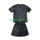 Kit Enfant Maillot Extérieur France Gardien Euro 2024 Noir à Manches Courtes