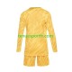 Kit Enfant Maillot Domicile France Gardien Euro 2024 Jaune à Manches Longues