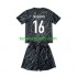 Kit Enfant Maillot Extérieur France Gardien Mike Maignan 16 Euro 2024 Noir à Manches Courtes