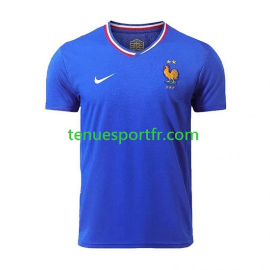 Homme Maillot Domicile France Euro 2024 à Manches Courtes