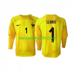 Homme Maillot Troisième France Gardien Hugo Lloris 1 World Cup 2022 à Manches Longues